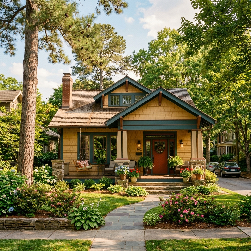 Real estate acquisition - beautiful classic Craftsman bungalow in historic Atlanta, GA